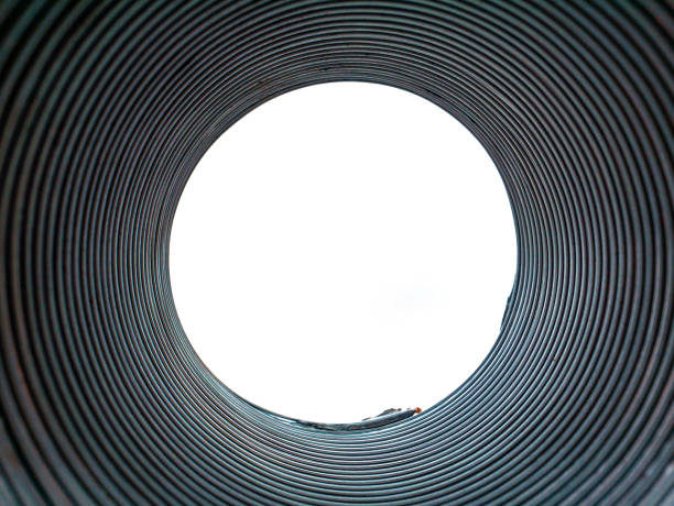 Low angle view of built structure against sky. Location: Aarhus, Midtjylland, Denmark.