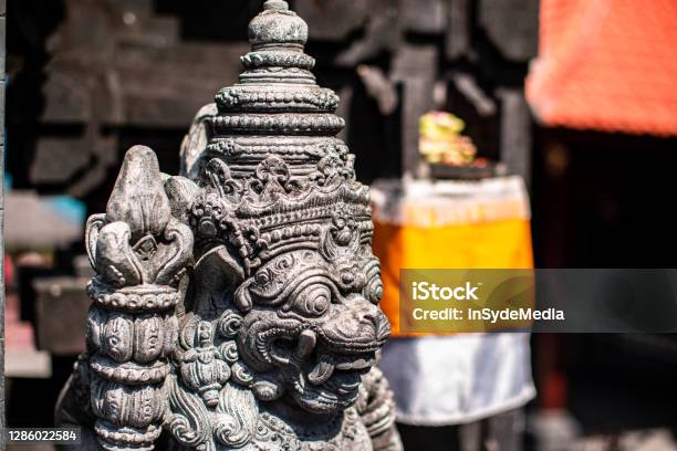 Hindu Statue In Bali Stock Photo - Download Image Now - Ancient, Architecture, Art