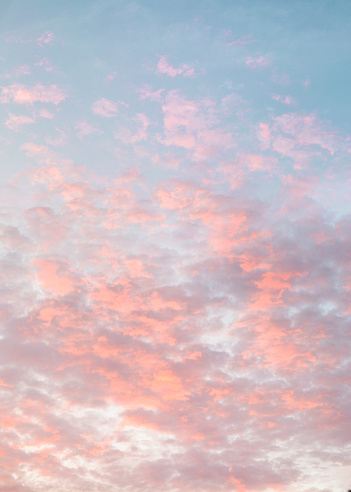 sky, pink color, cloud sky, backgrounds