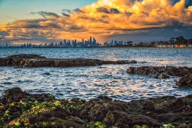 istock Sunset at Brighton Beach, Melbourne, Victoria, Australia - Oct 2020 1286055925
