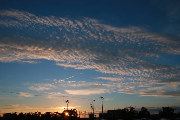 istock Fantastic dusk sky and clouds that feel youth 1286056762