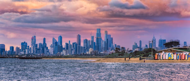 istock Sunset at Brighton Beach, Melbourne, Victoria, Australia - Oct 2020 1286061030