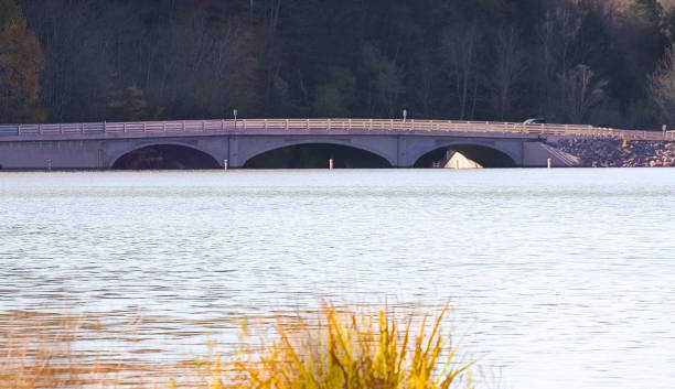 istock Bridge at Alleghany State Park -Over Spillway 1286062736