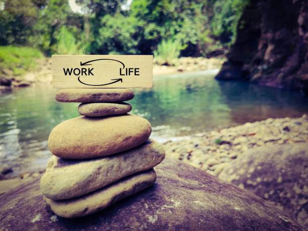 lifestyle concept - aspirations pebble balance stack imagens e fotografias de stock