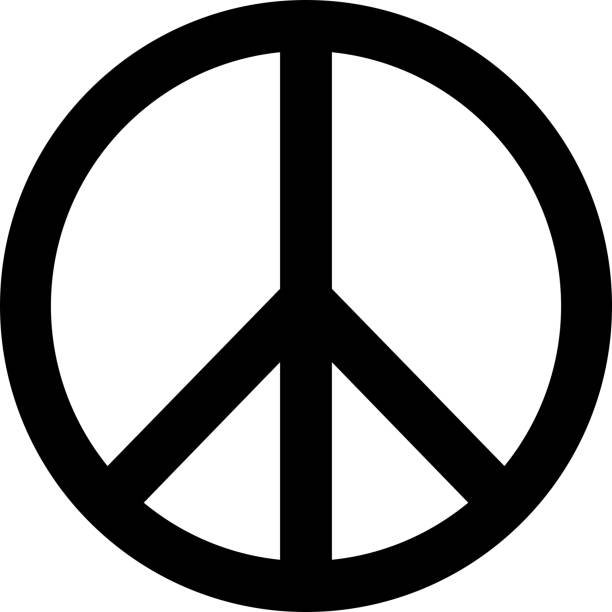 illustrazioni stock, clip art, cartoni animati e icone di tendenza di simbolo di pace - pace