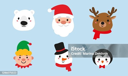 619 Cute Snowman Faces Drawing Illustrations & Clip Art - iStock