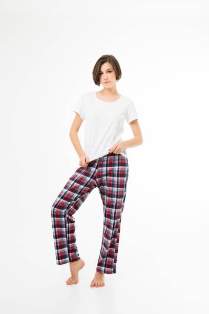 istock Woman in night pajamas 1286075660