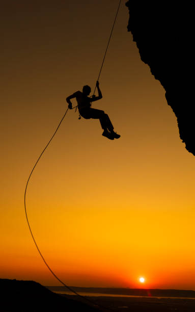 istock Male climber on a rocky wall 1286079848