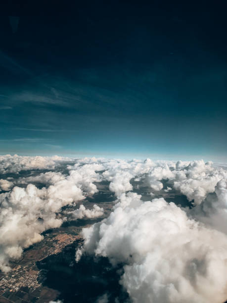 aerial view of the sky