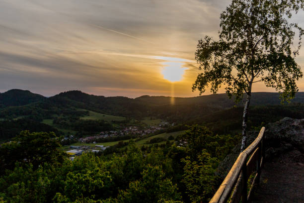 istock Beautiful Thuringian Forest with its mountains and meadows - Floh-Seligenthal / Germany 1286090906