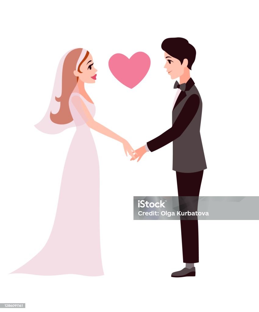 Bride And Groom Cartoon Happy Romantic Couple Hold Hands Young Wife And Husband Together Invitation To Wedding Ceremony Greeting Card Template Flat Vector Isolated Illustration Stock Illustration - Download Image Now - iStock Bride And Groom Cartoon Happy Romantic Couple Hold Hands Young Wife And Husband Together Invitation To Wedding Ceremony Greeting Card Template Flat Vector Isolated Illustration Stock Illustration - Download Image Now - iStock