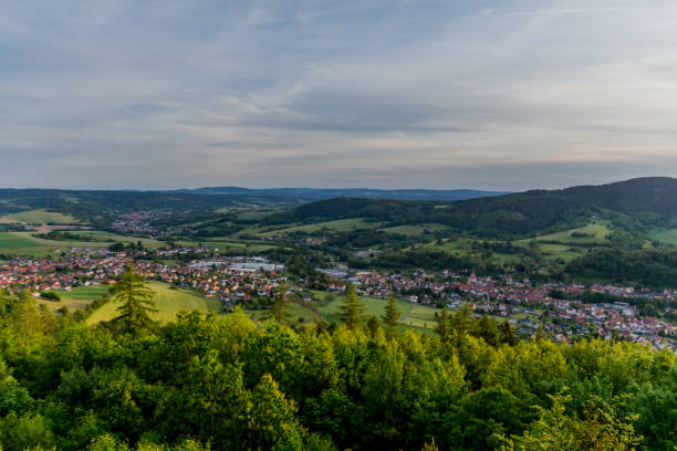 istock Beautiful Thuringian Forest with its mountains and meadows - Floh-Seligenthal / Germany 1286091285