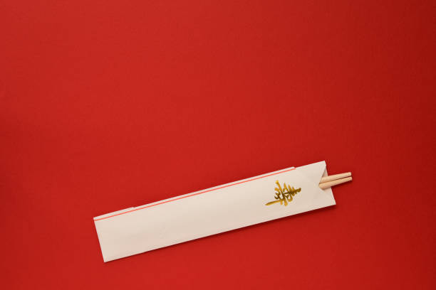 The luxurious tableware placed on the table