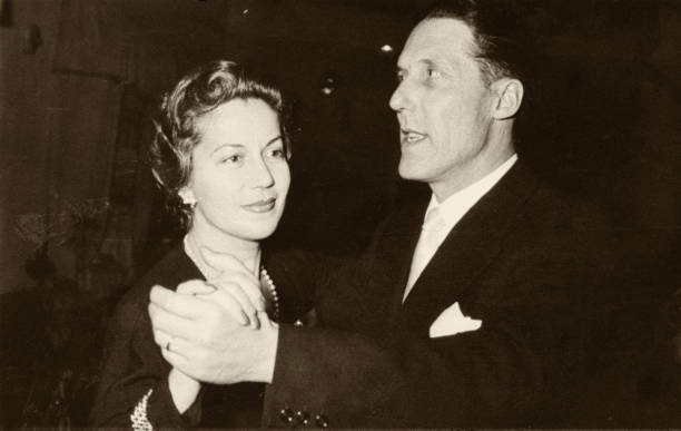 istock Young Couple Dancing in 1950. 1286092125