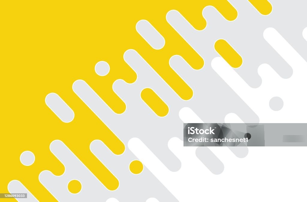 Yellow Colour Rounded Edges Yellow Rounded Lines 2 Stock Illustration - Download Image Now ...