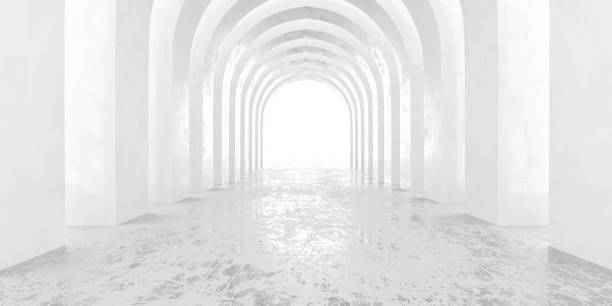 istock white abstract church arch gothic modern architecture 3d rendering illustration background 1286093749