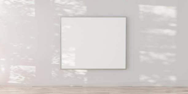 istock art gallery wall with empty picture frame and copy space to add your content 3d rendering illustration 1286093907