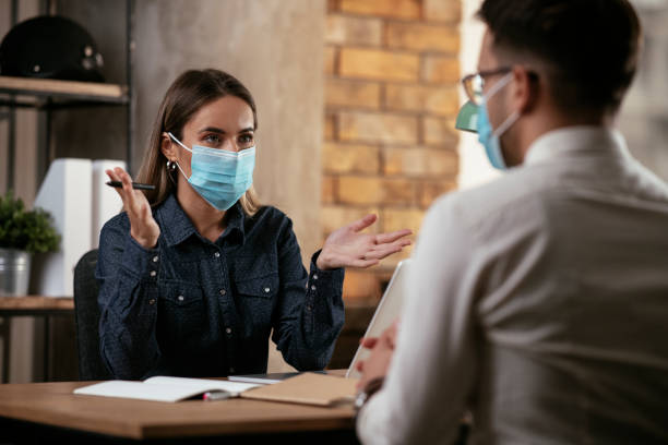 istock Job interview business meeting. 1286097105