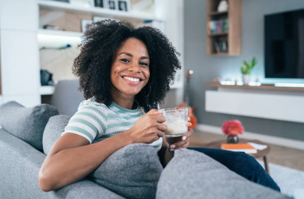 istock Woman Relaxing at home 1286102503