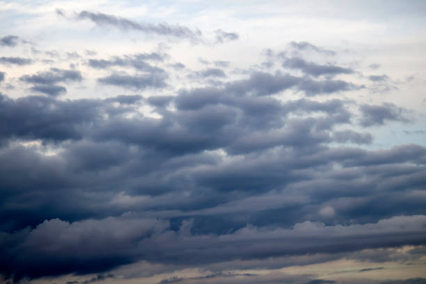 istock Photograph as a background material for rain clouds flowing in the vast sky 1286106933