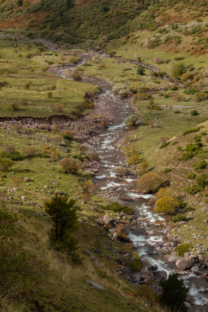 istock Meanders and curves of the Aragon Subordan River 1286107557