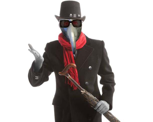 istock Elegant man in the image of a modern devil 1286110424
