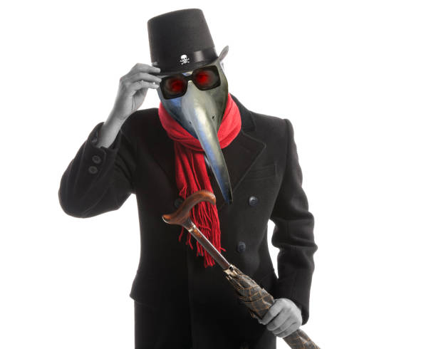 istock Elegant man in the image of a modern devil 1286110427