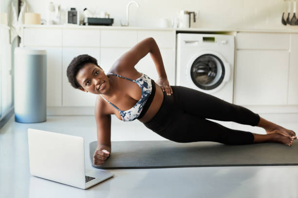 istock Planking creates definition in your abs 1286120484