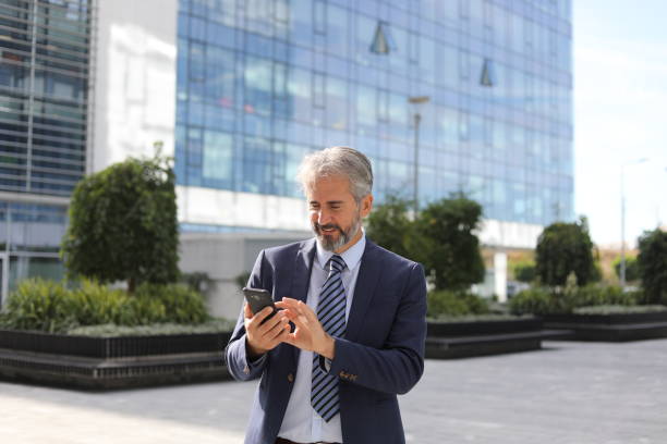 istock Businessman with smartphone 1286120540