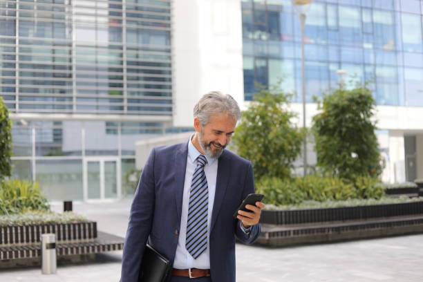 istock Businessman with smartphone 1286120565
