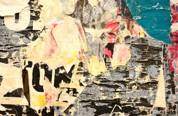 istock Old ripped blank torn paper crumpled creased posters grunge textures backdrop backgrounds placard letters 1286132395
