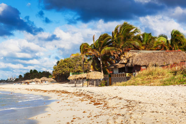 istock beautiful house on the sandy beach 1286137873