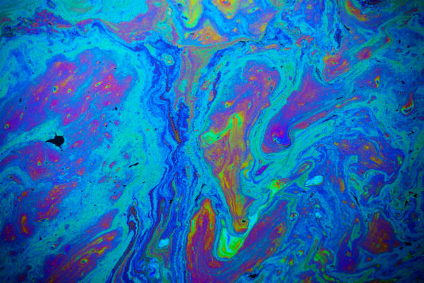 istock Abstract liquid background oil slick 1286138262