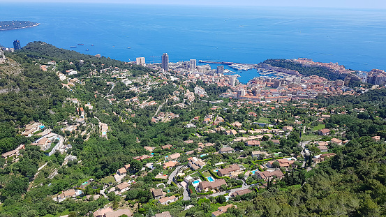 Aerial view of Monte Carlo, Monaco