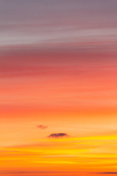 istock Wonderful autumn evening sky at sunset 1286141841
