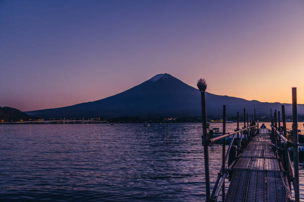 istock Beautiful Mt Fuji during sunset. 1286144993