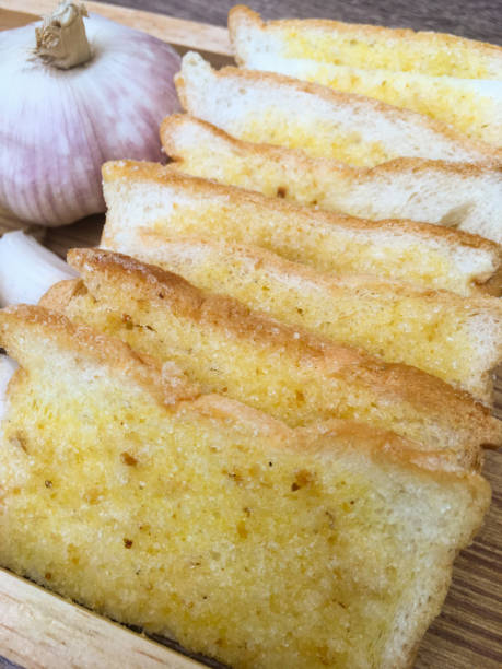 istock Homemade crusty garlic bread 1286145845