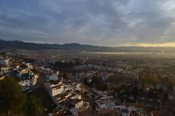 istock Granada during Sunset seen from Carmen de los Martires Park, Spain 1286147147