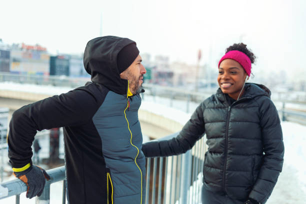 istock Hanging out on a snowy winter day 1286147506
