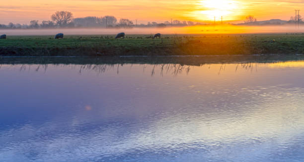 istock River Great Ouse at sunrise 1286147817