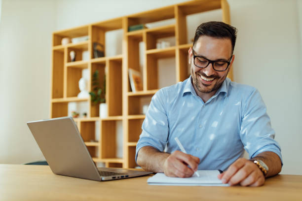 istock Man need to send one letter. 1286148617