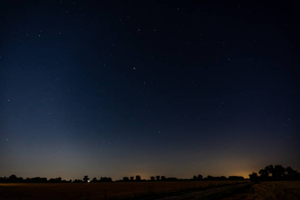 istock long exposure above the field 1286153258