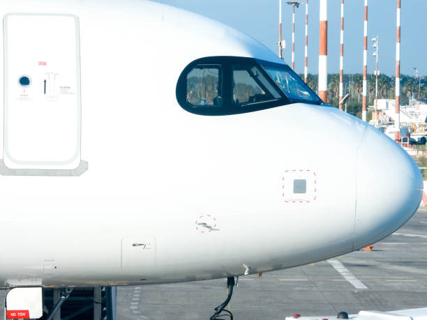 istock Aircraft Cockpit Nose 1286158524