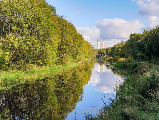 istock Forth and Clyde Canal in Glasgow during summer 1286158560