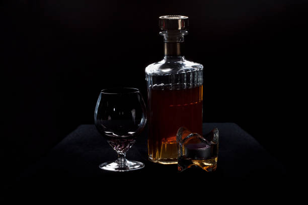 istock Still life with items for cognac drink 1286159738