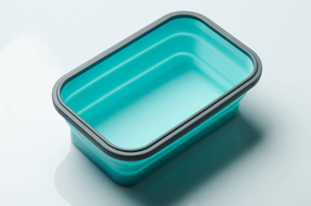 istock Perspective view of plastic colorful food box 1286169884