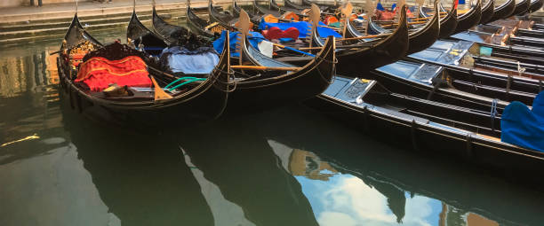 istock gondola parking in Venice 1286170061