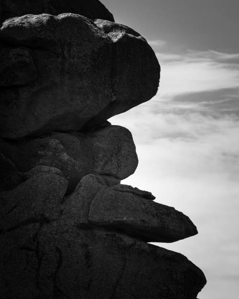 istock Interesting rock formation on Pink Granite Coast 1286173854