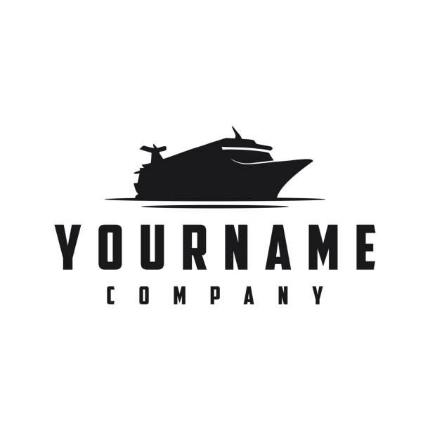 statek na morzu sylwetka ikona podróży koncepcja stock ilustracja indonezja, rejs - wakacje, streszczenie, czarny, biznes - rejs stock illustrations