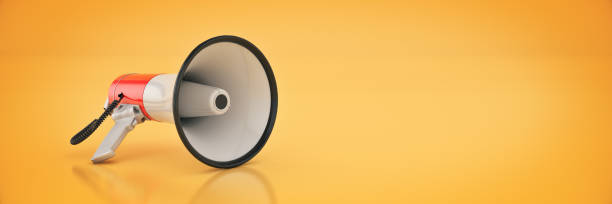 istock megaphone isolated, attention concept announcement. 3d rendering 1286196762